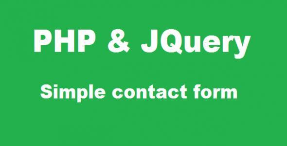 Simple PHP And jQuery Contact Form